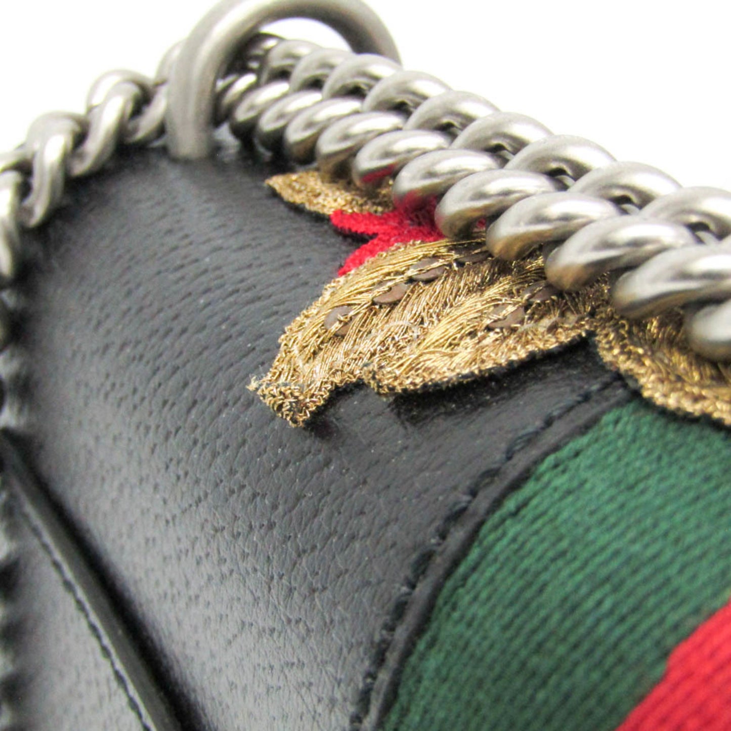 Gucci Black Leather Dionysus