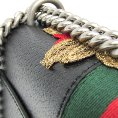 Gucci Black Leather Dionysus