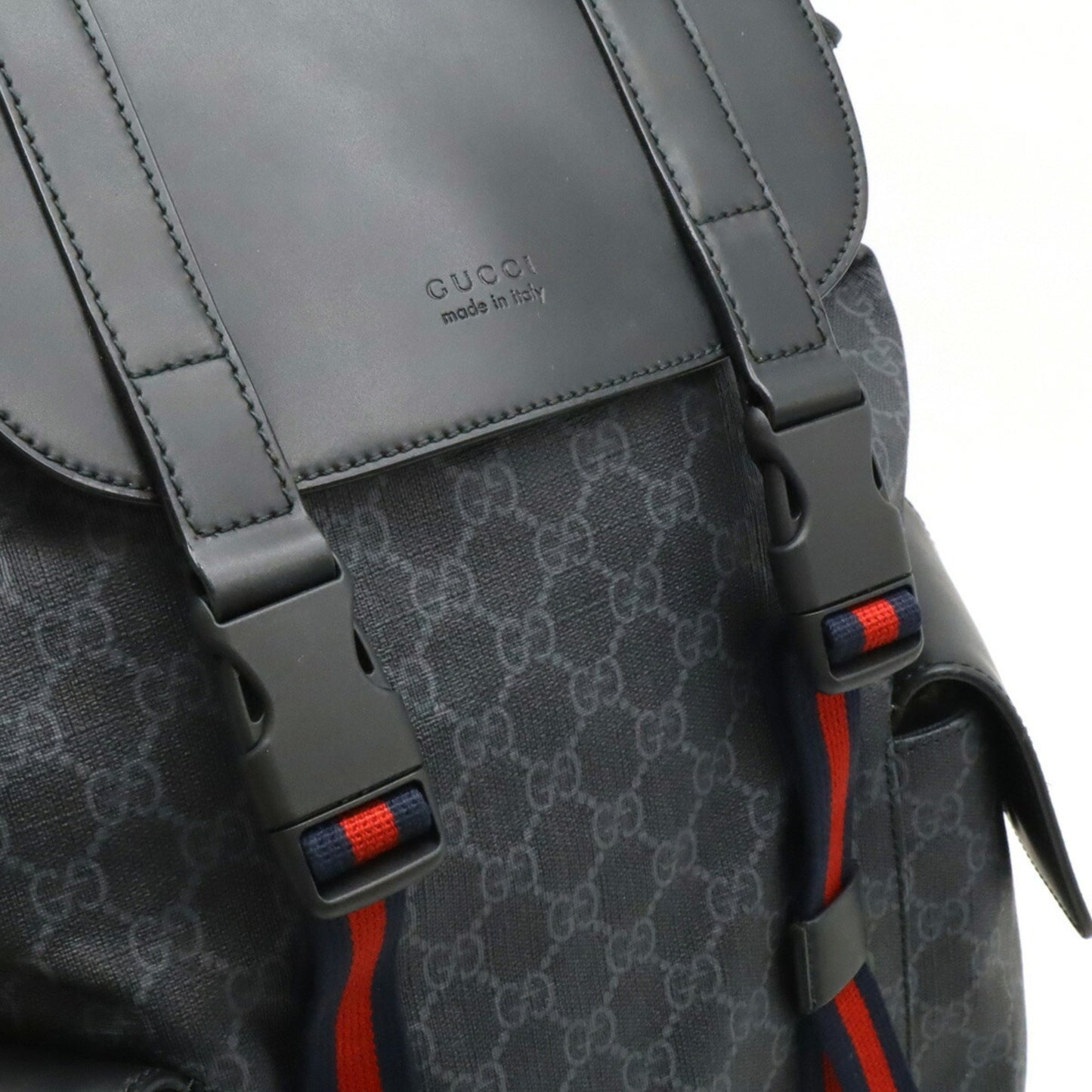 Gucci Black Canvas Gg Supreme