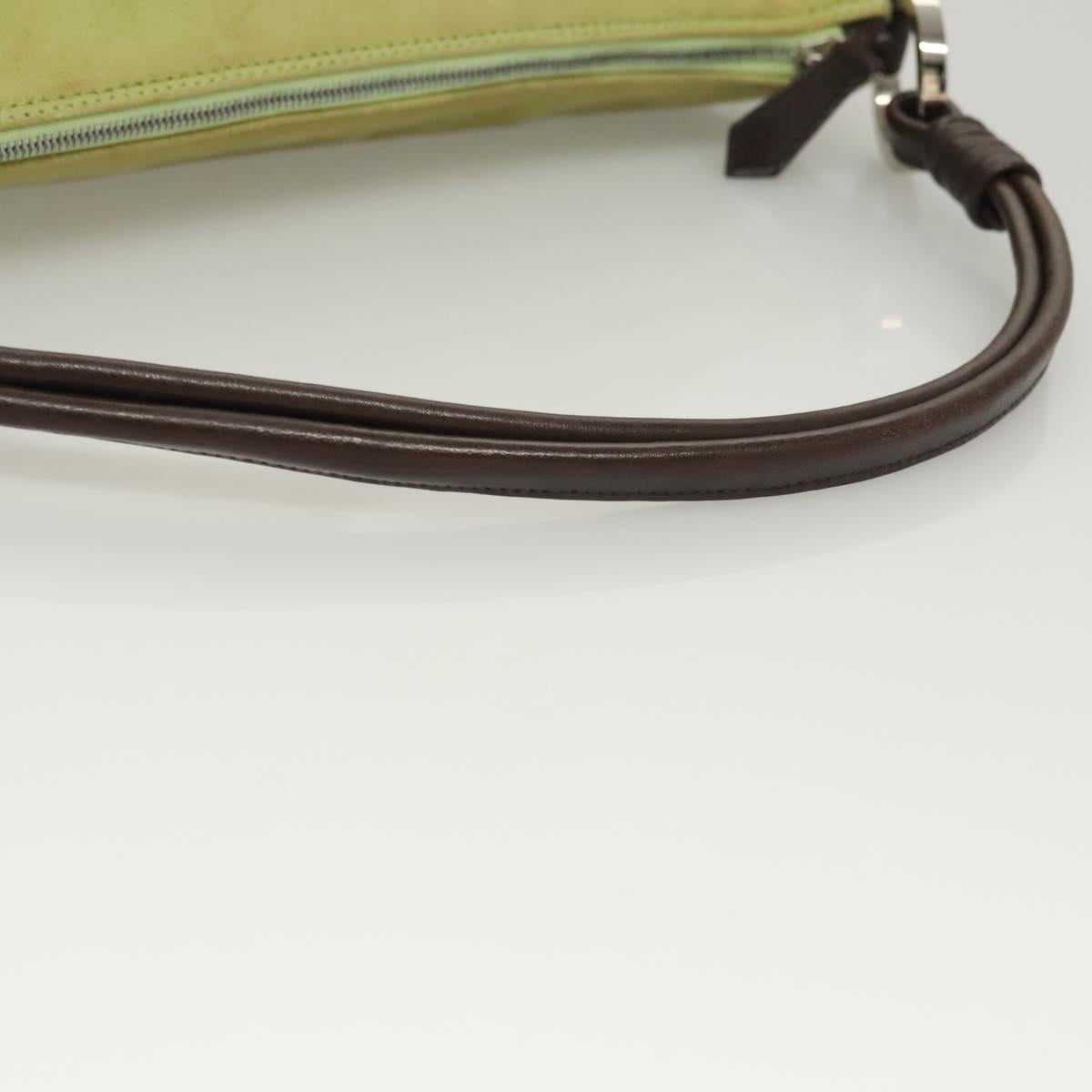 Valentino Garavani Green Suede V Logo
