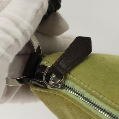 Valentino Garavani Green Suede V Logo