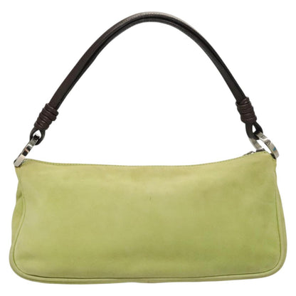 Valentino Garavani Green Suede V Logo