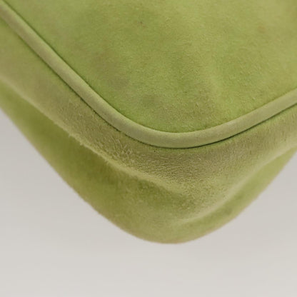 Valentino Garavani Green Suede V Logo
