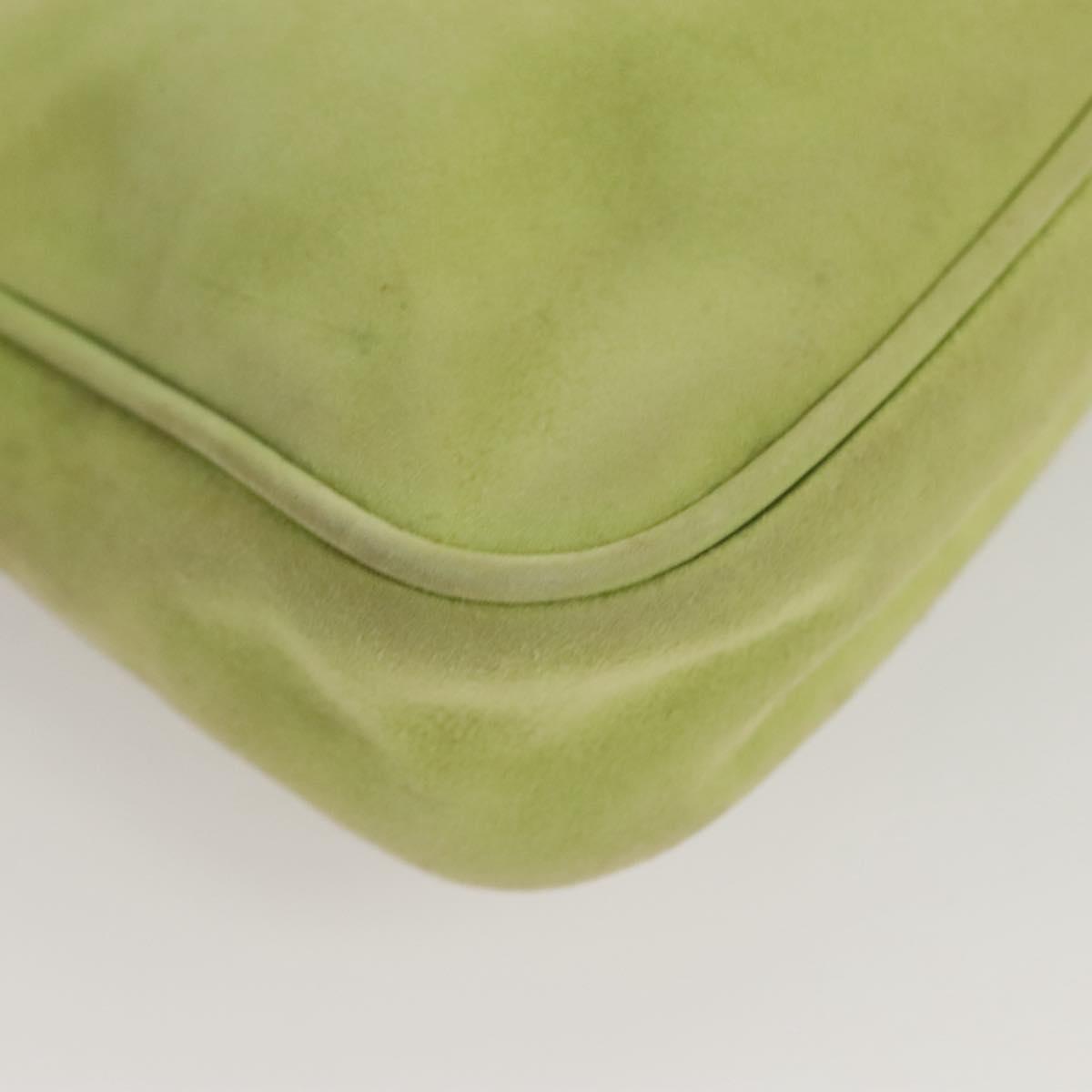 Valentino Garavani Green Suede V Logo