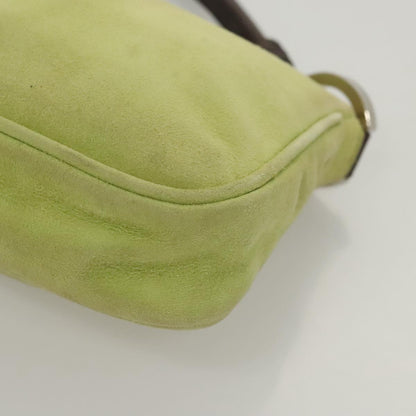 Valentino Garavani Green Suede V Logo