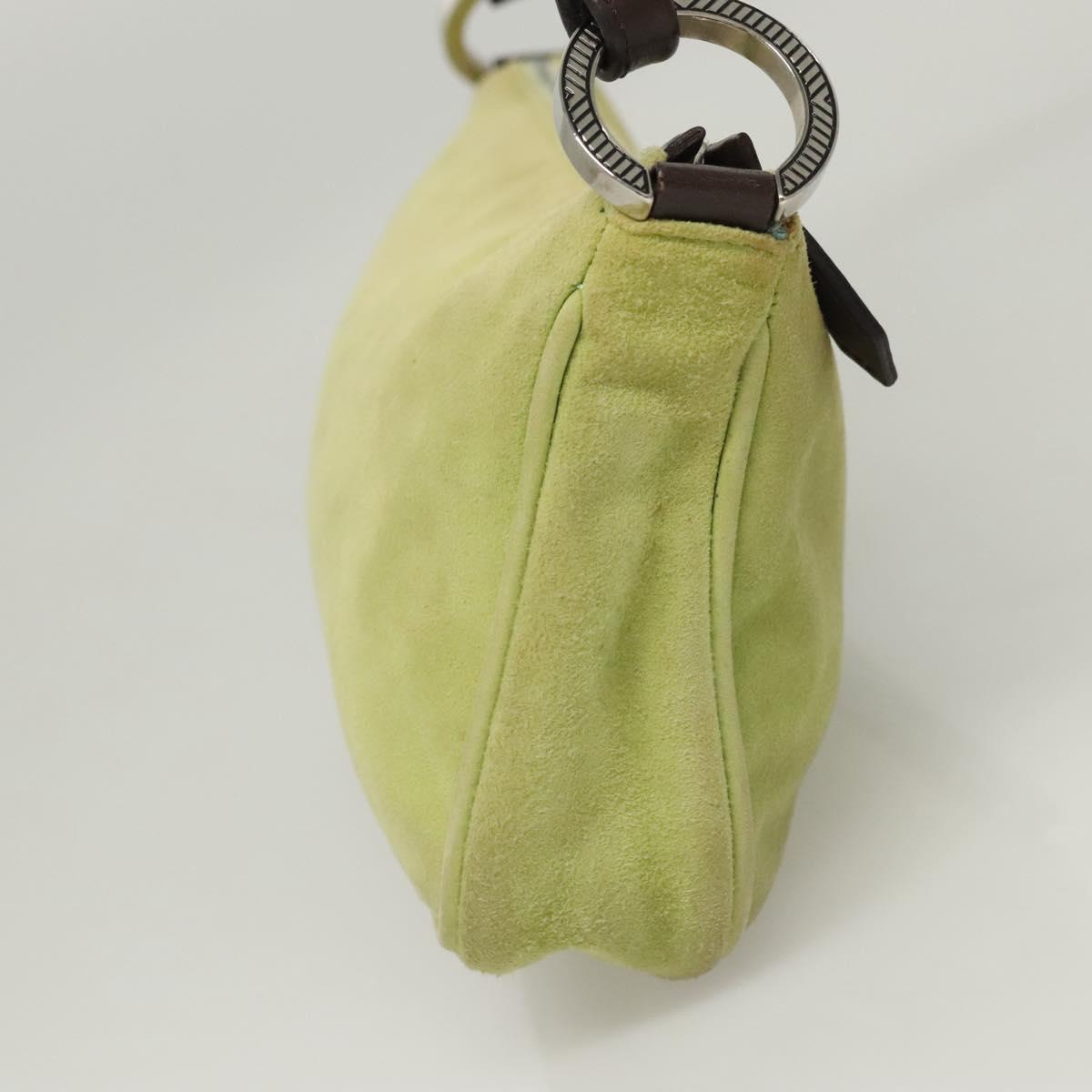 Valentino Garavani Green Suede V Logo