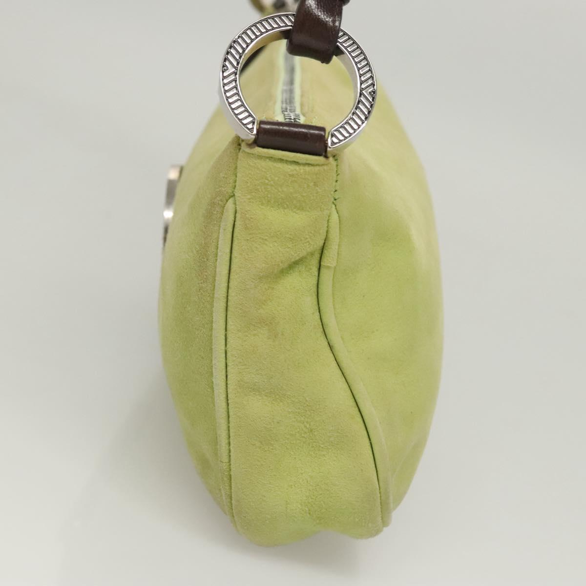 Valentino Garavani Green Suede V Logo