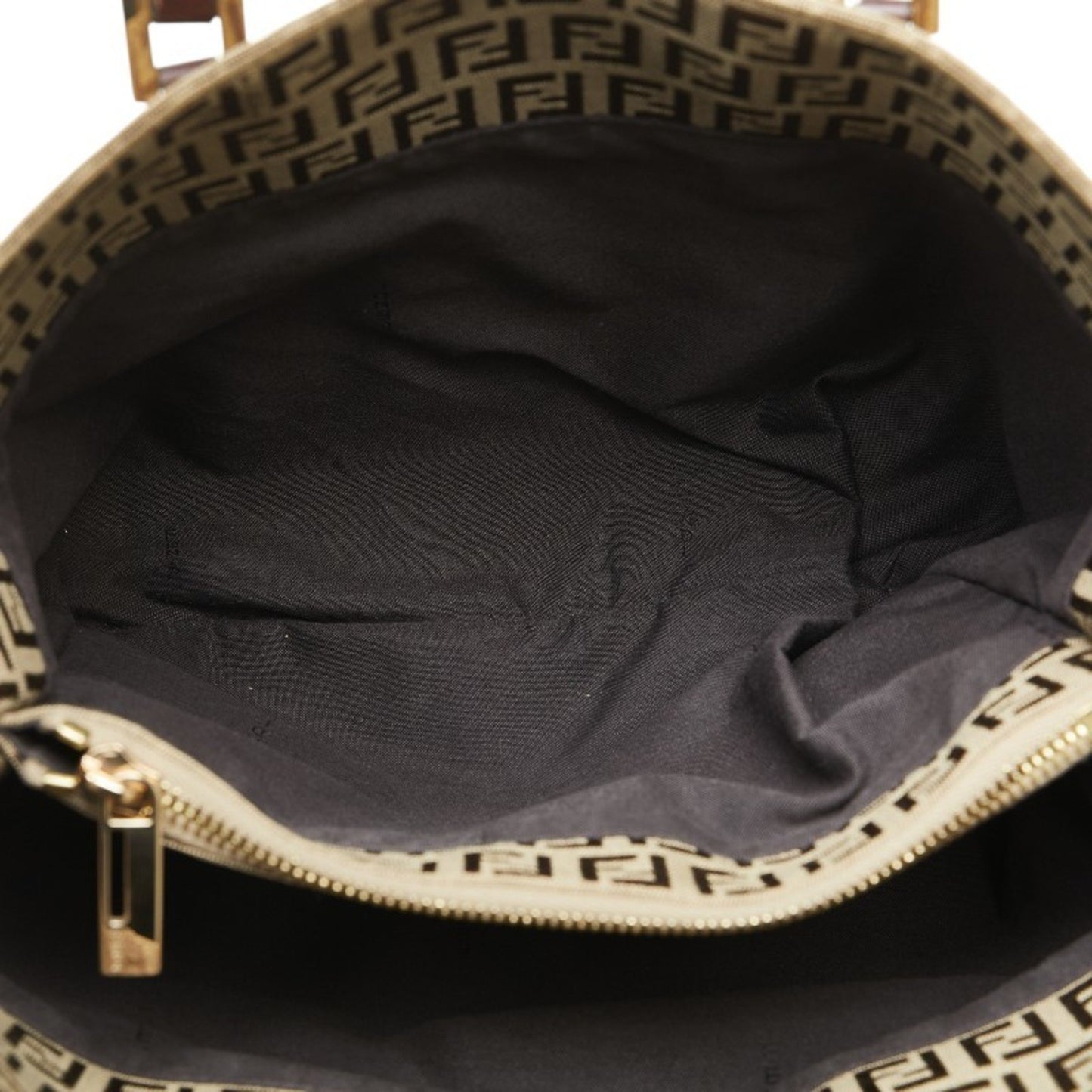 Fendi Brown Canvas Zucchino