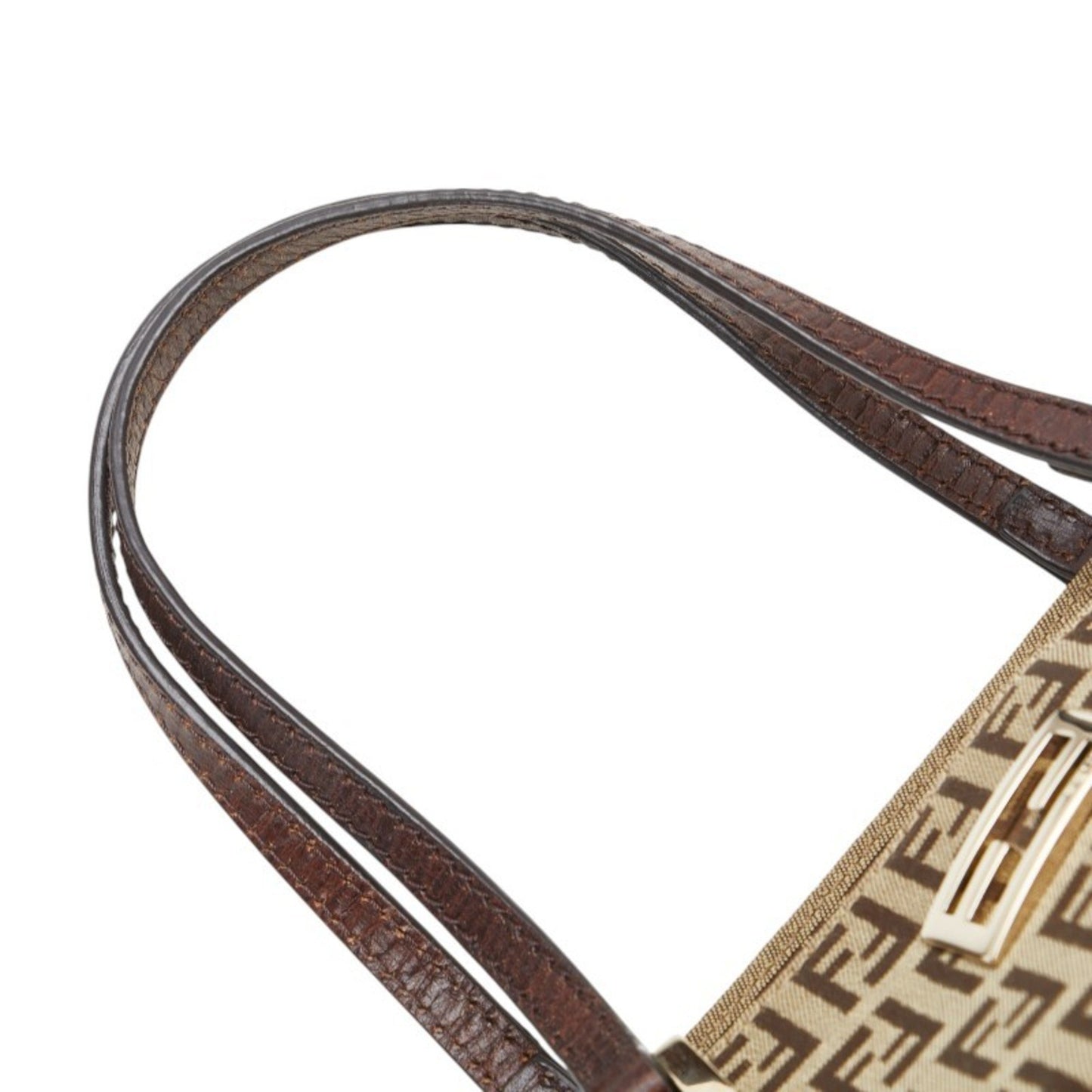 Fendi Brown Canvas Zucchino