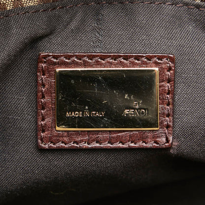 Fendi Brown Canvas Zucchino