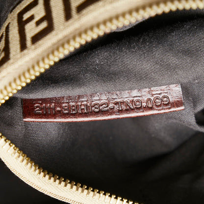 Fendi Brown Canvas Zucchino