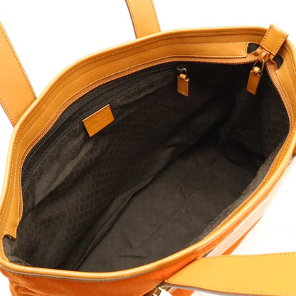 Gucci Orange Canvas Tote