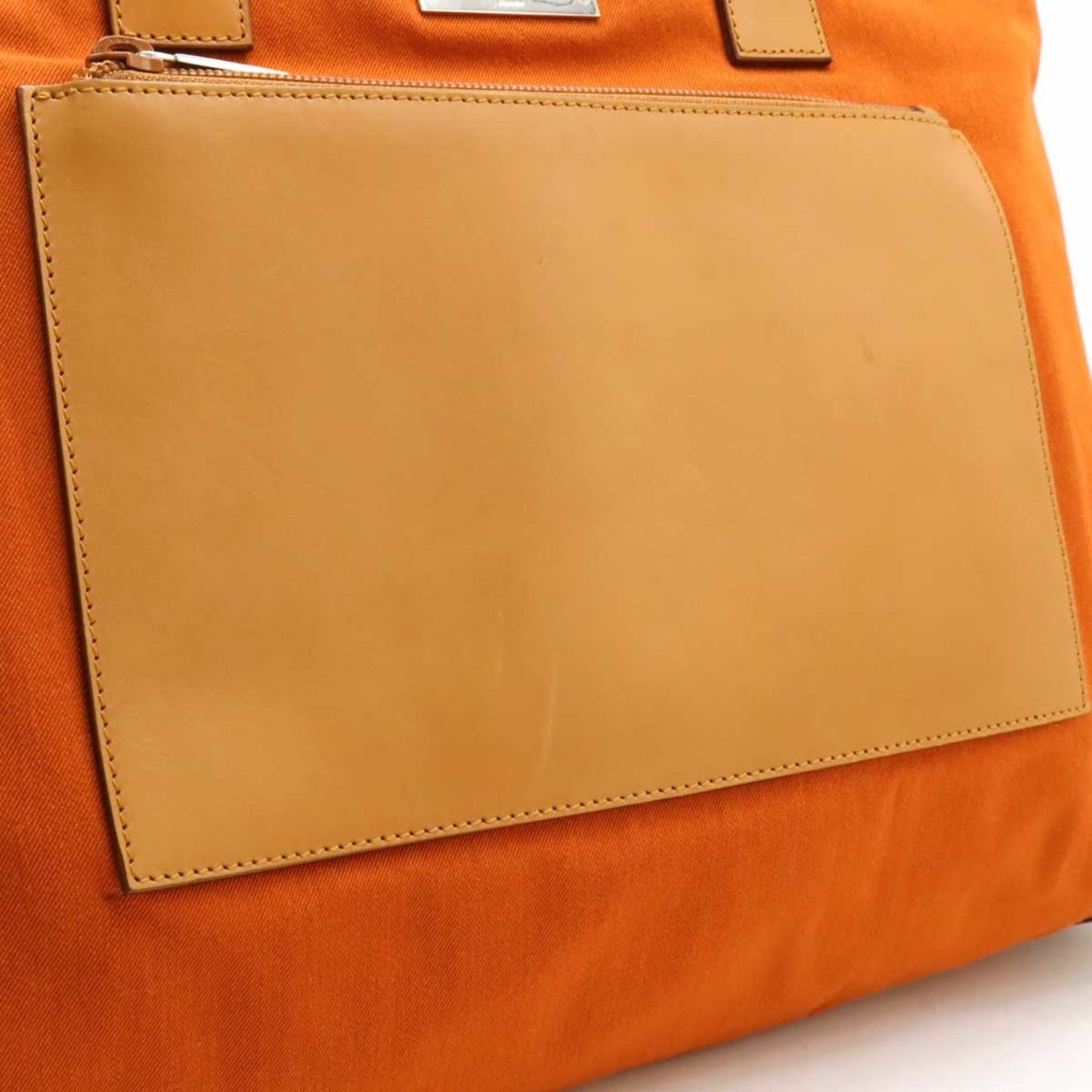 Gucci Orange Canvas Tote