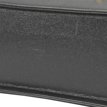 Gucci Black Leather Horsebit