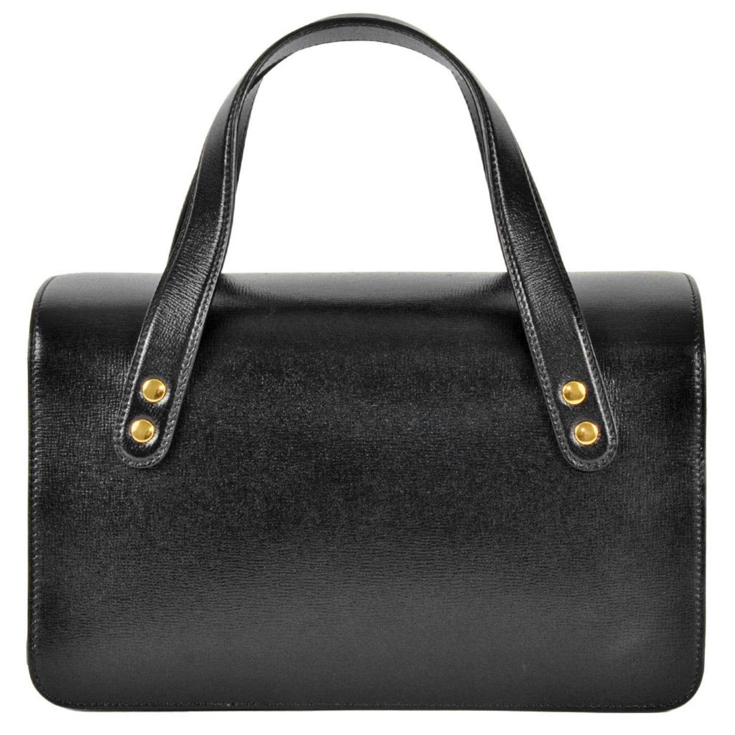 Gucci Black Leather Horsebit