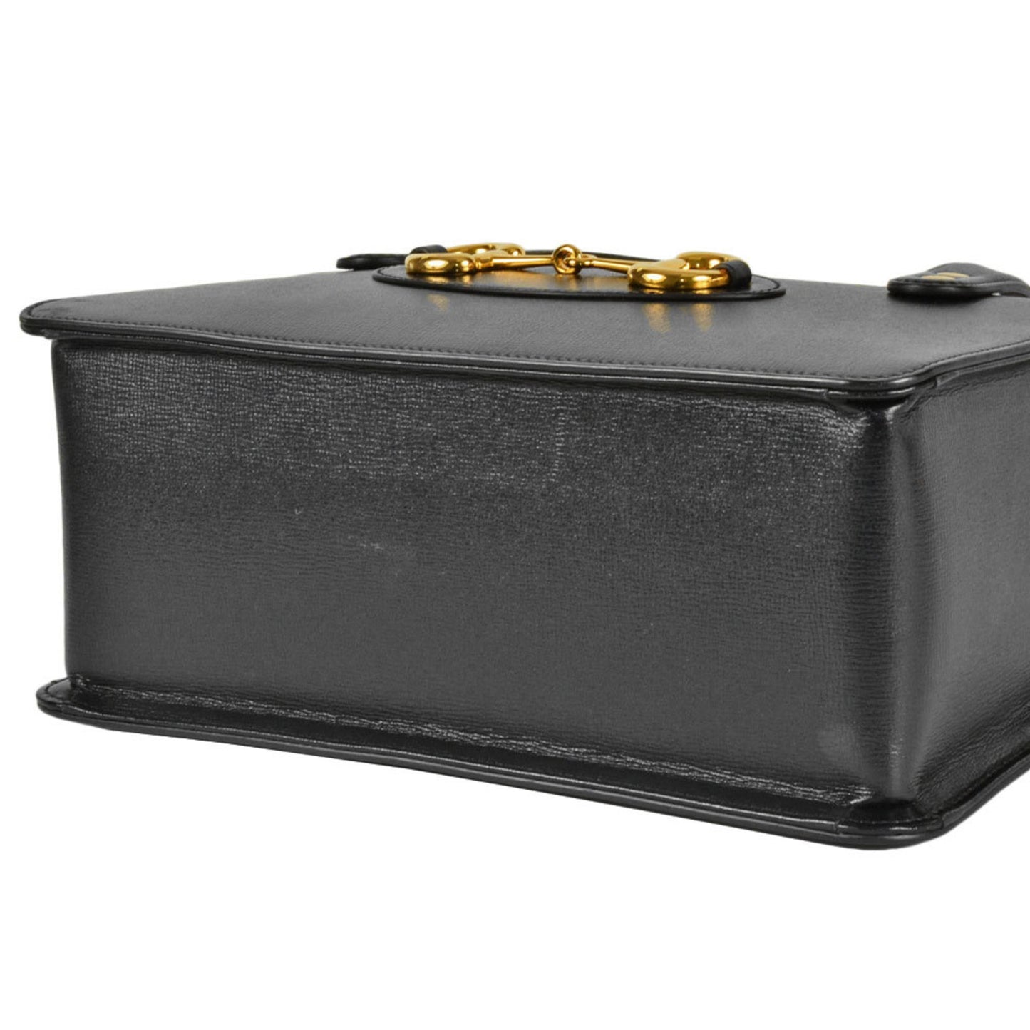 Gucci Black Leather Horsebit