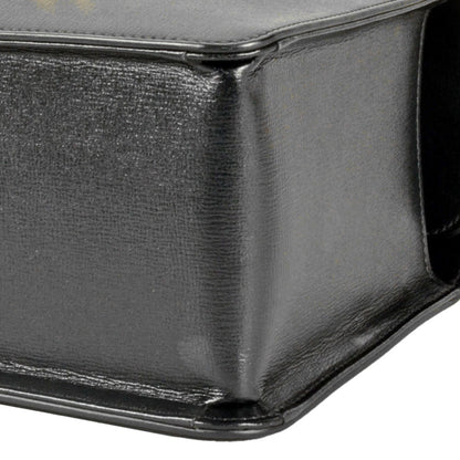 Gucci Black Leather Horsebit