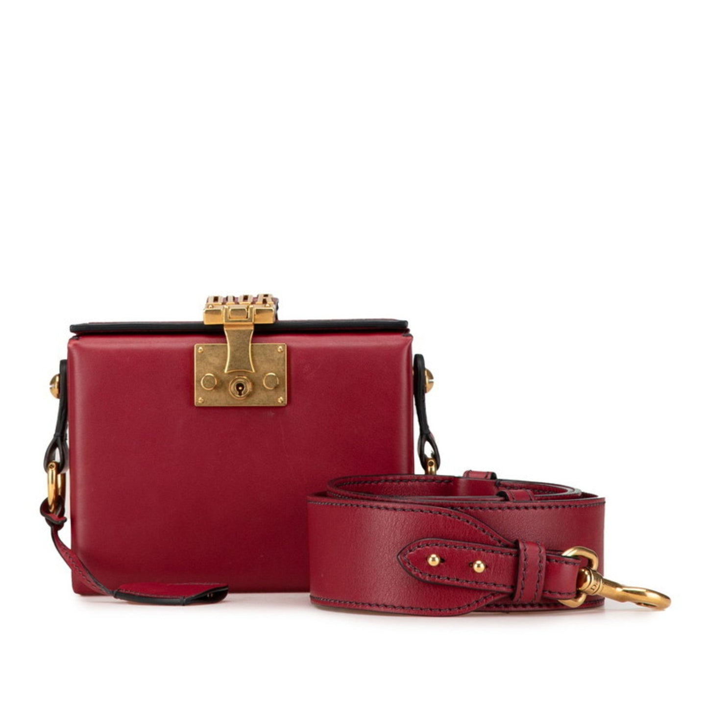 Dior Red Leather Shoulder