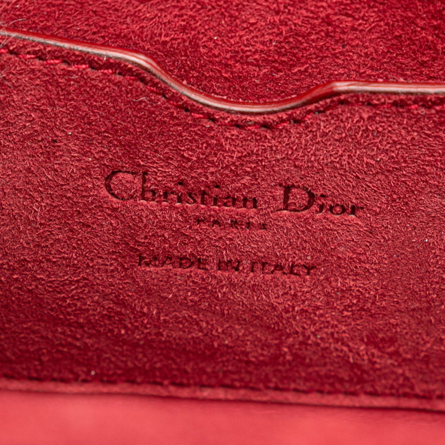 Dior Red Leather Shoulder