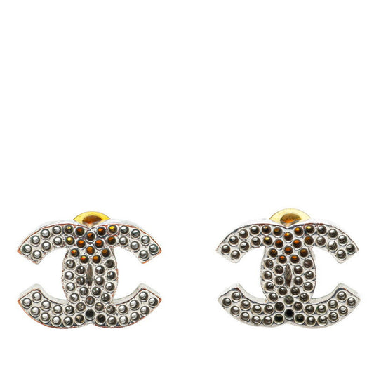 Chanel Silver Metal Coco Mark