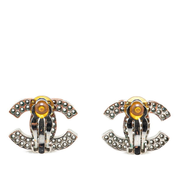 Chanel Gold Gold Plated Earring