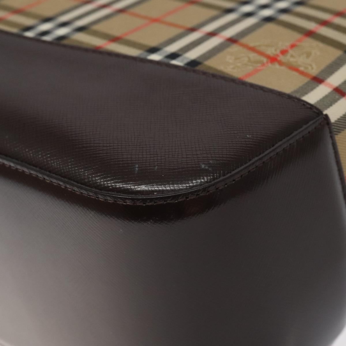 Burberry Brown Canvas Nova Check