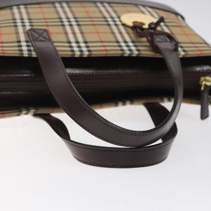 Burberry Brown Canvas Nova Check