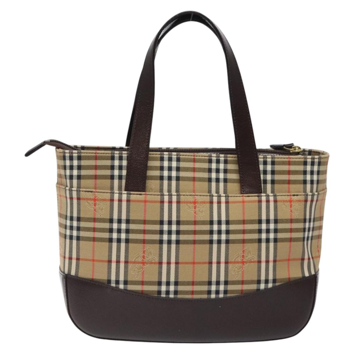 Burberry Brown Canvas Nova Check