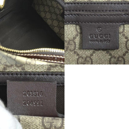 Gucci Brown Canvas Gg Supreme