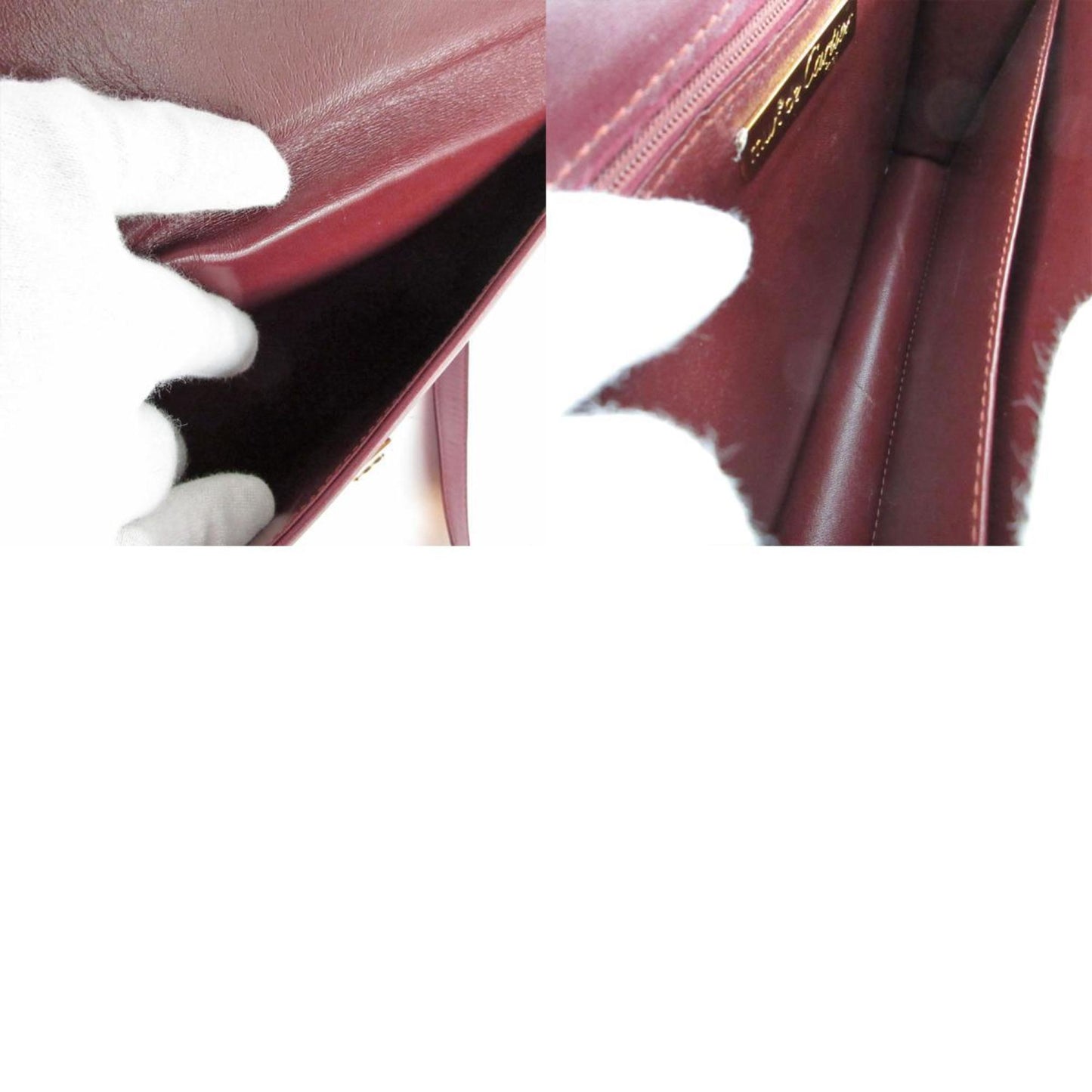 Cartier Red Leather Must Line