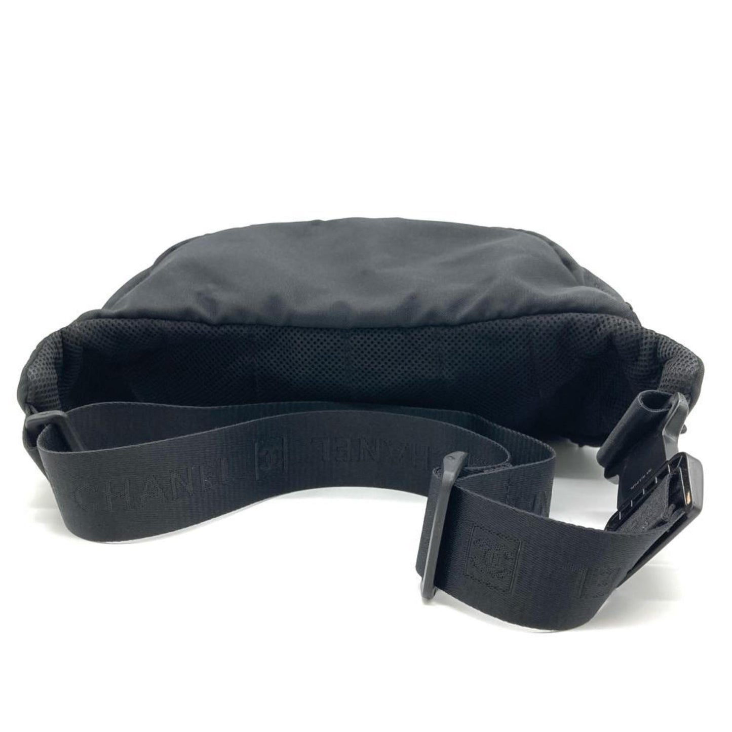 Chanel Black Nylon Bag Belt