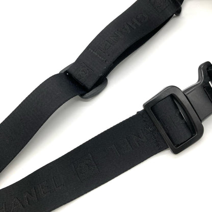 Chanel Black Nylon Bag Belt