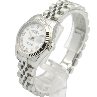 Rolex White Steel Lady Datejust