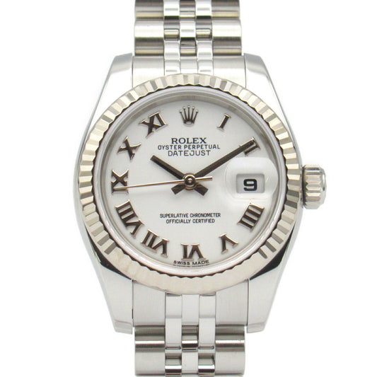Rolex White Steel Lady Datejust