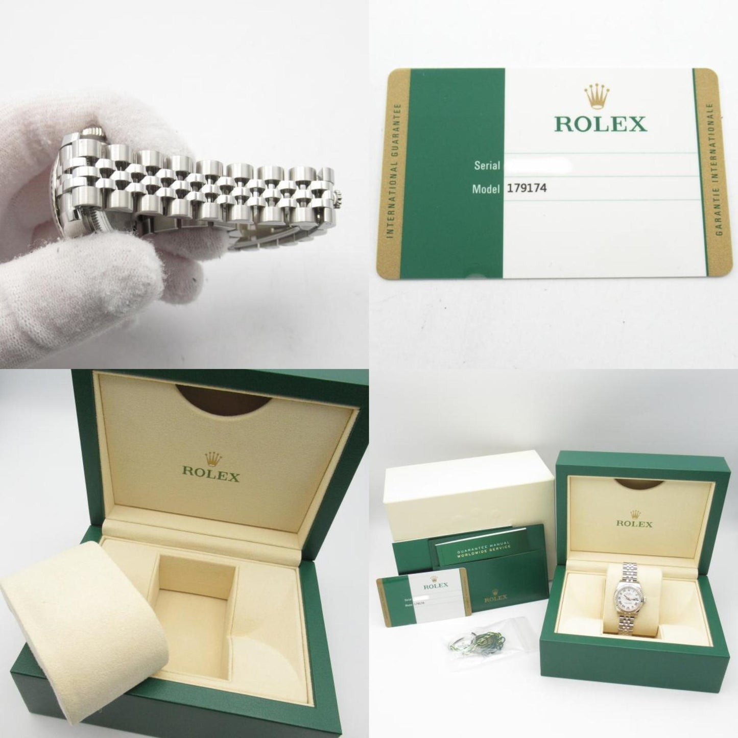 Rolex White Steel Lady Datejust
