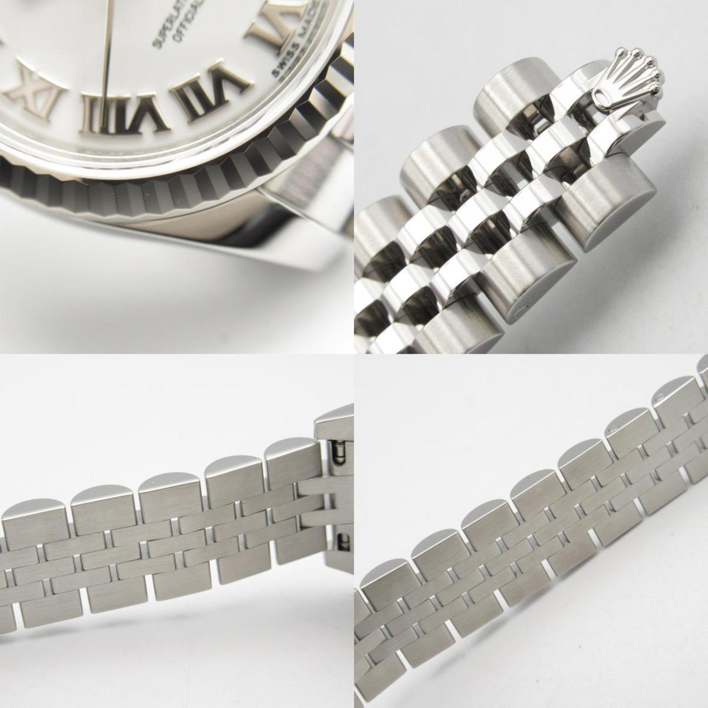 Rolex White Steel Lady Datejust