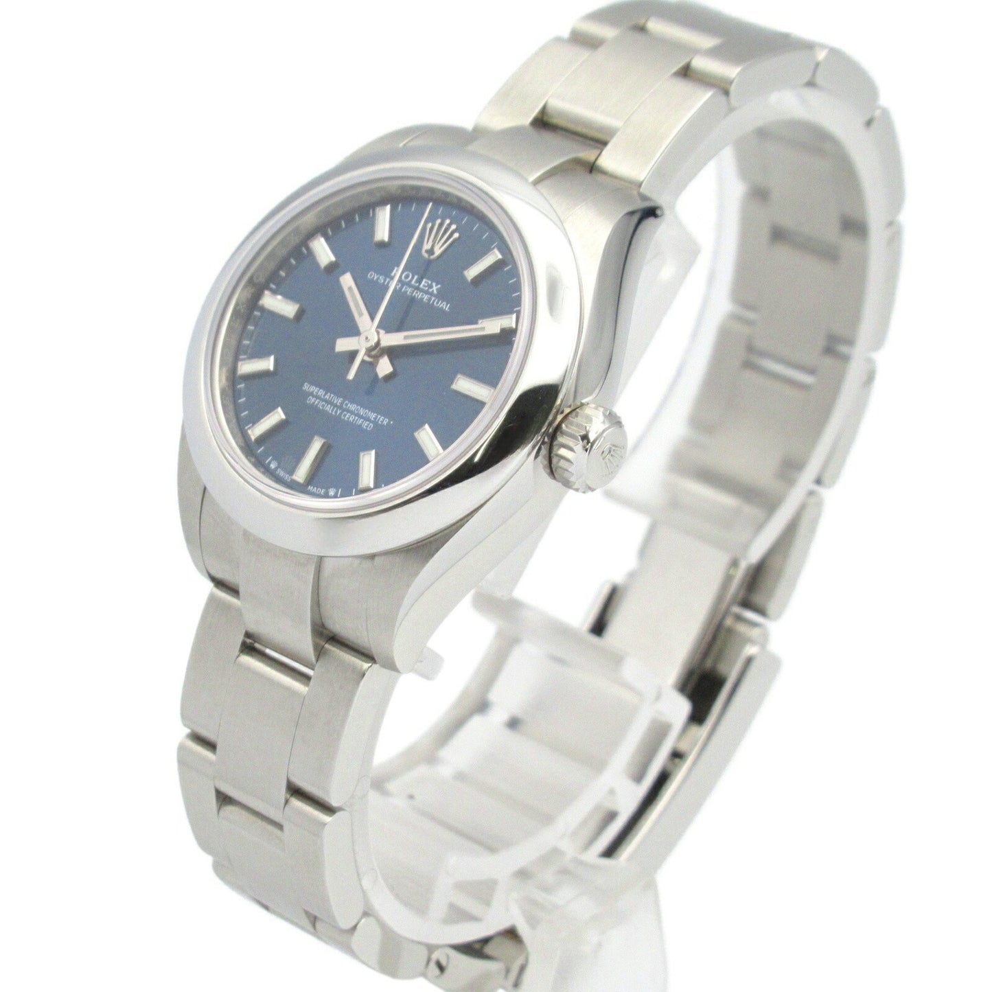 Rolex Blue Steel Oyster Perpetual