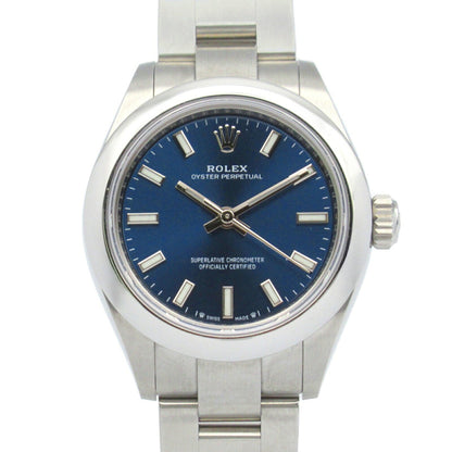 Rolex Blue Steel Oyster Perpetual