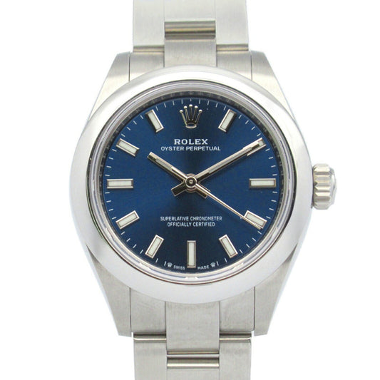 Rolex Blue Steel Oyster Perpetual