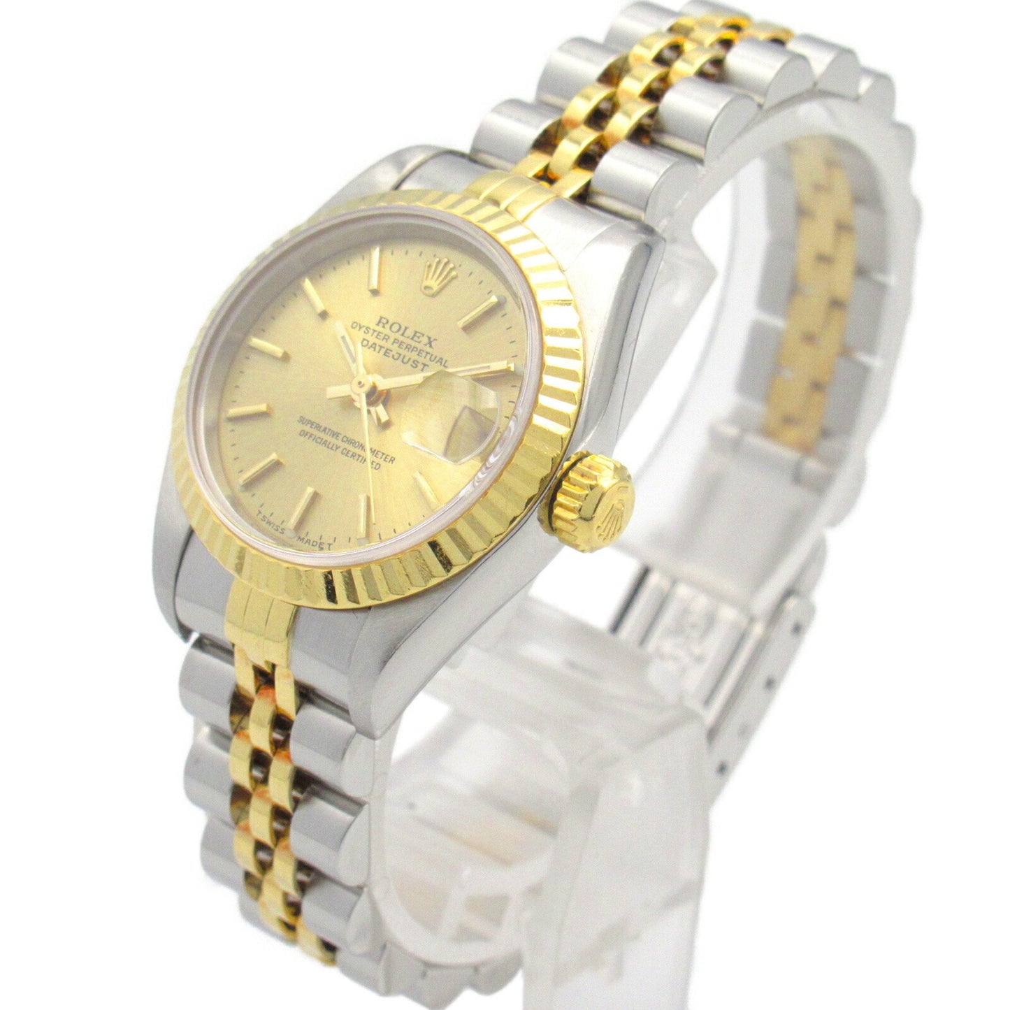 Rolex Gold Steel Oyster Perpetual
