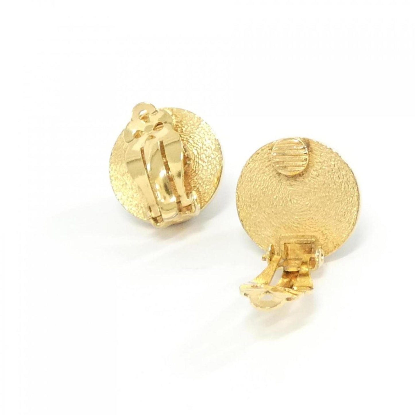 Chanel Gold Gold Plated Coco Mark