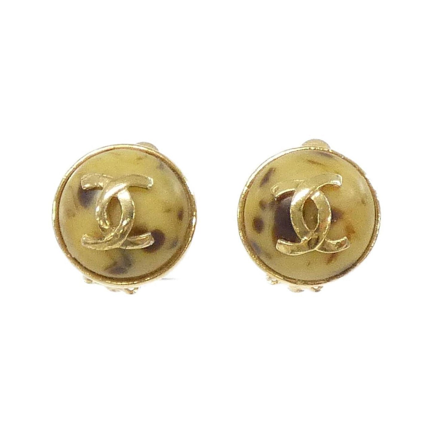 Chanel Gold Gold Plated Coco Mark