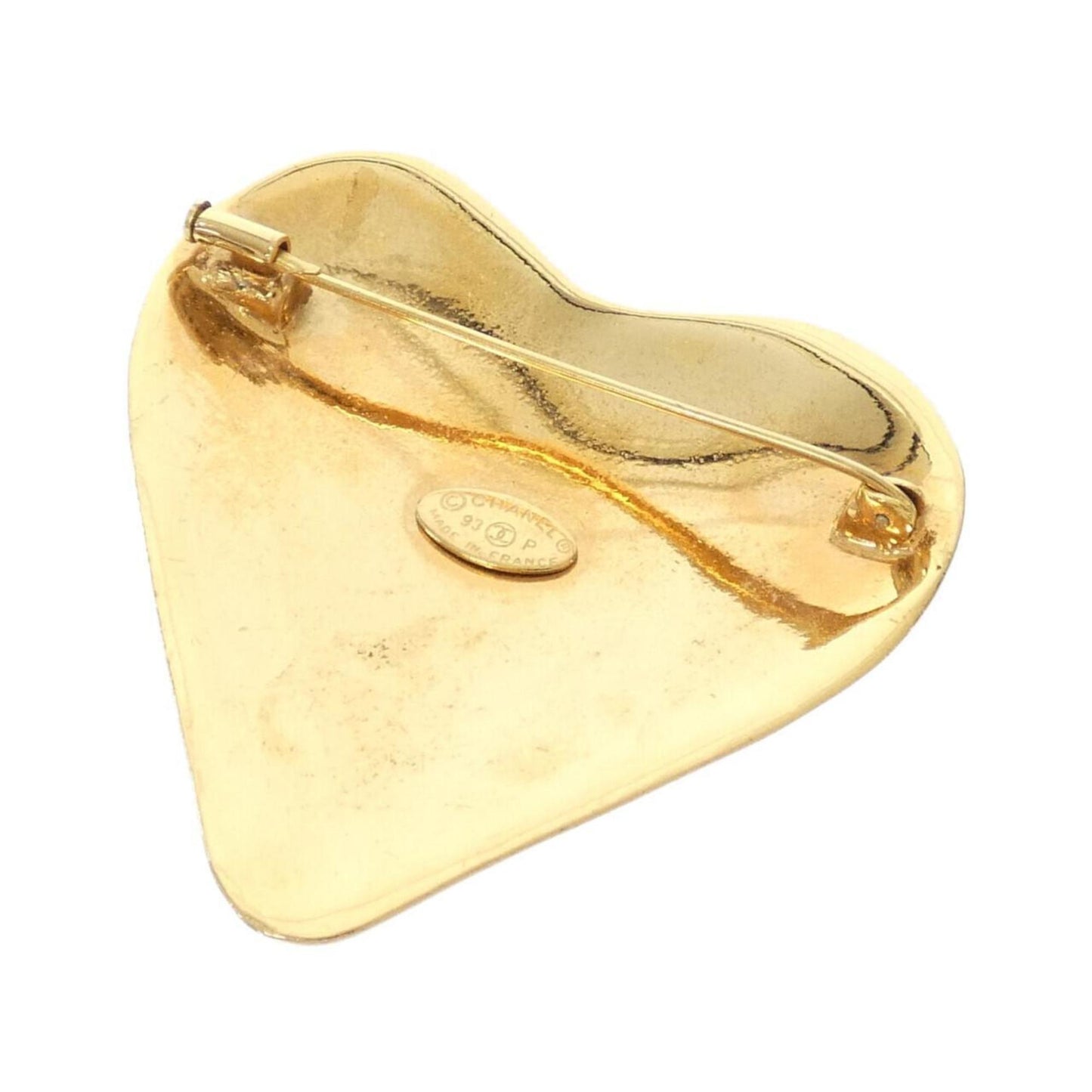 Chanel Gold Gold Plated Coco Mark