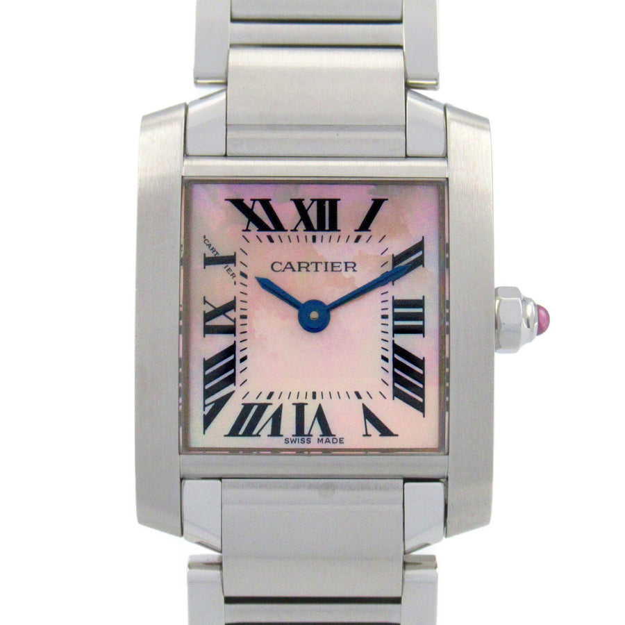 Cartier Pink Steel Tank Francaise