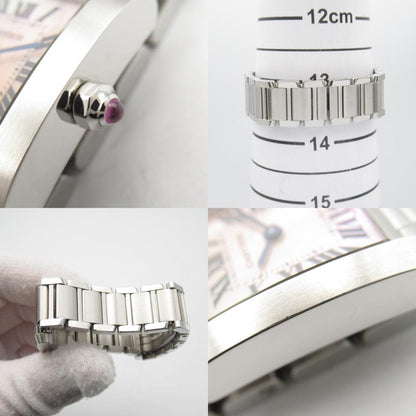 Cartier Pink Steel Tank Francaise