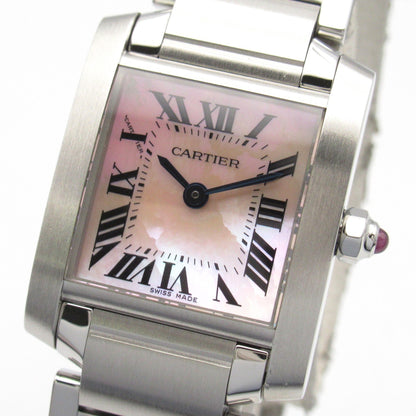 Cartier Pink Steel Tank Francaise