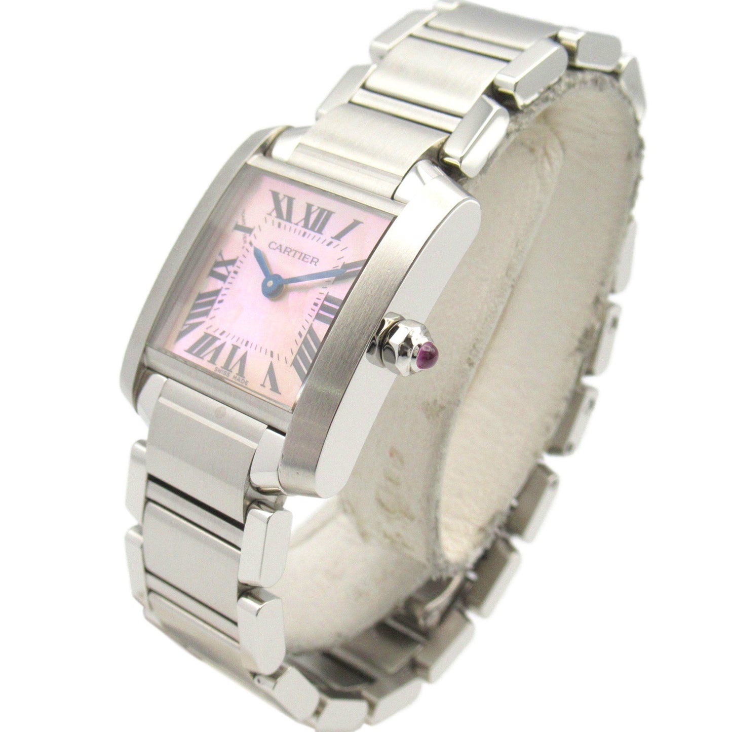 Cartier Pink Steel Tank Francaise