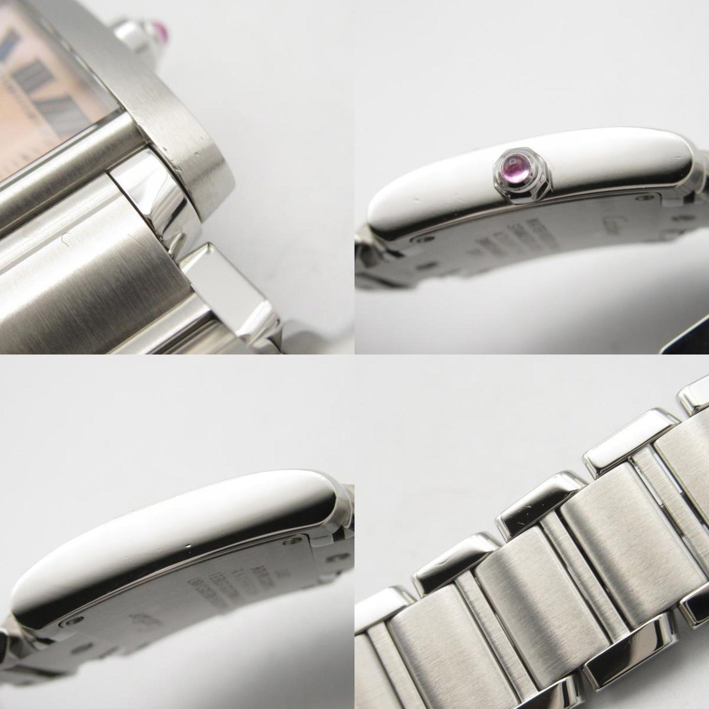 Cartier Pink Steel Tank Francaise