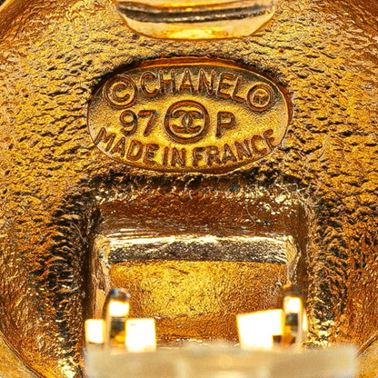 Chanel Gold Gold Plated Coco Mark