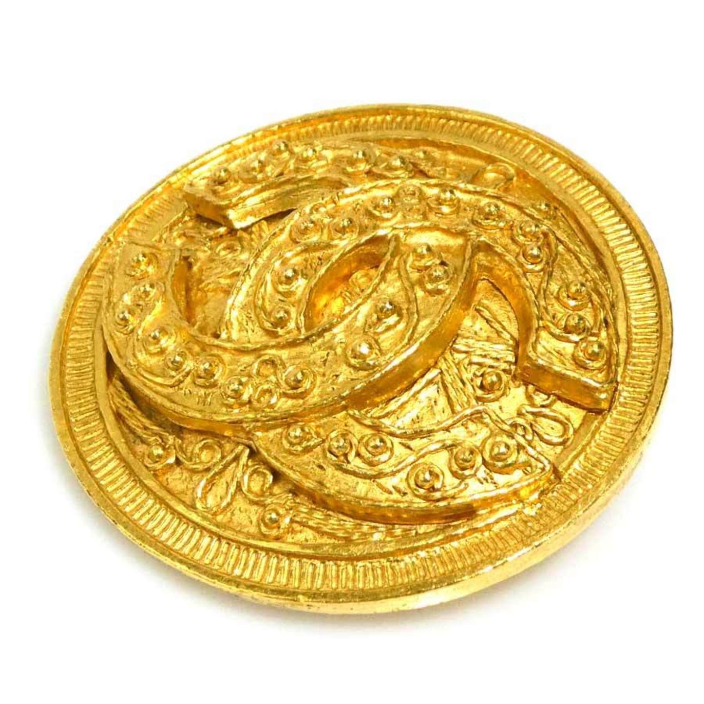 Chanel Gold Metal Coco Mark